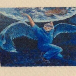 Doctor or Nurse holding up the world Diamond Painting Kit, new item